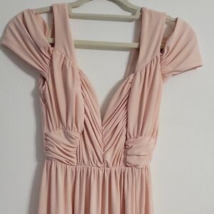 ASOS Blush Backless Dress